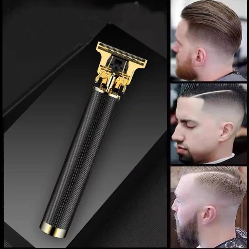 Máquina Gold de Cortar Cabelo e Barba, Corte Profissional, Recarregável