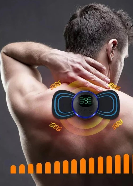 Massageador Elétrico Portátil Cervical EMS, Dores no Corpo