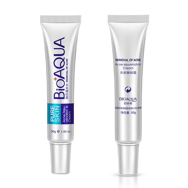 Removedor de Acne BIOAQUA, Hidratante, Clareador, Encolhimento de Poros, Controle de Óleo