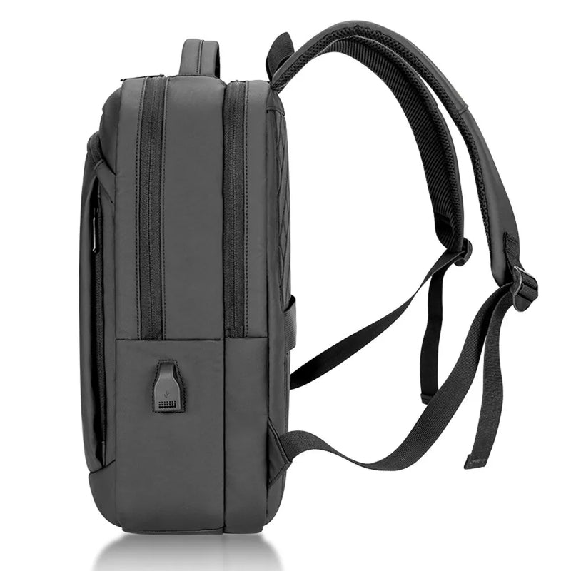 Mochila Unissex Para Laptop, Escolar, USB Para Viagens