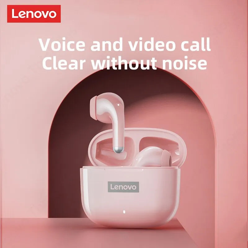 Fones de Ouvido Lenovo lp40 Pro, bluetooth 5.0, Sem Fio, à Prova D'água Com Microfone