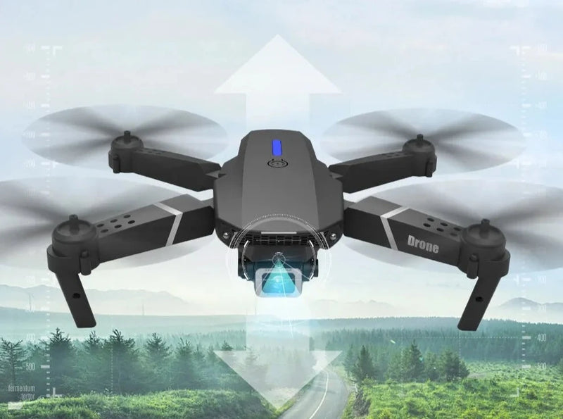 Drone e88pro 2023, 4K com 1080p da câmera grande angular, Helicóptero dobrável para capturar imagens aéreas em alta qualidade