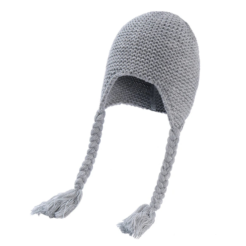 Gorro / Chapéu de Inverno Para Bebês, Crianças Pequenas, Meninas e Meninos, Com Forro de Lã Quente