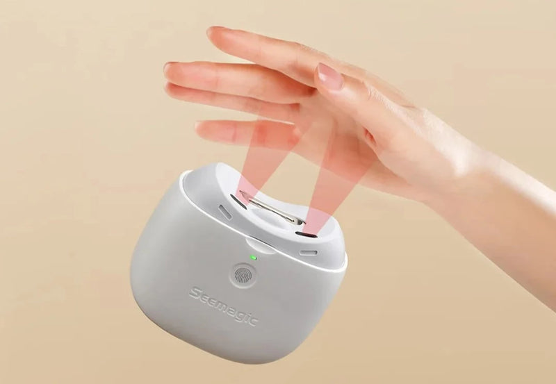 Cortador / Aparador de Unhas Automático Elétrico Pró, Com Luz LED, Para Bebê e Adultos