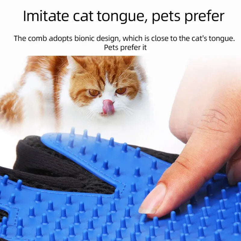 Luvas de Silicone Para Remoção de Pelos de Cães e Gatos