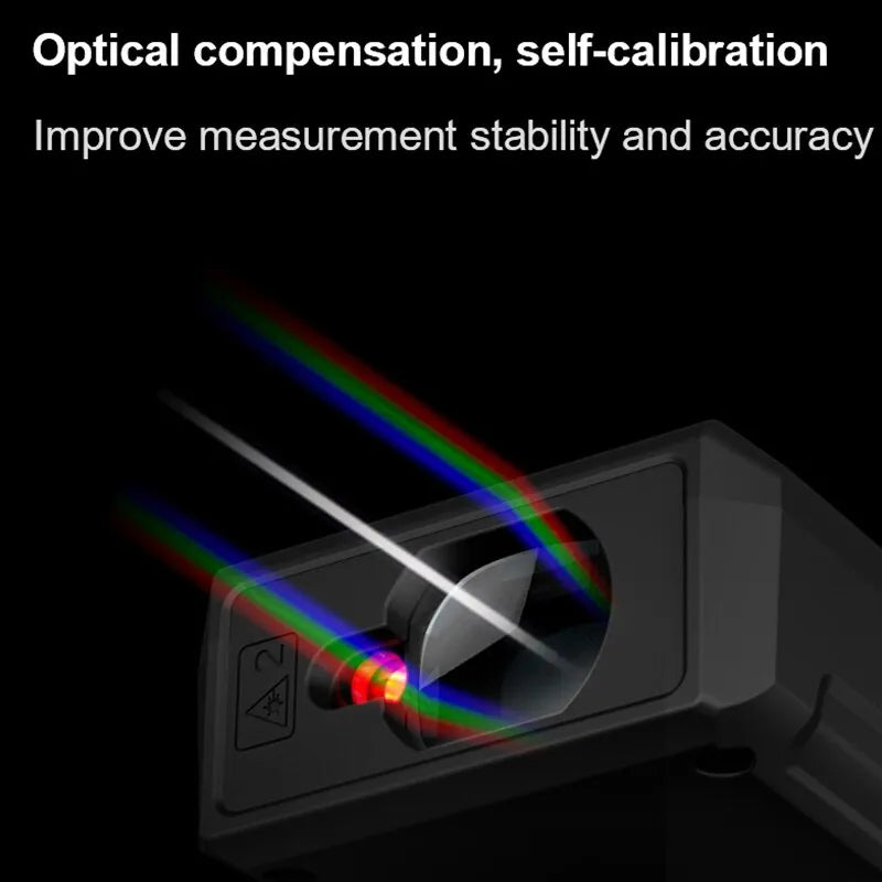 Fita Métrica Medidora de Distância a Laser de Alta Precisão 40m/70m/120m