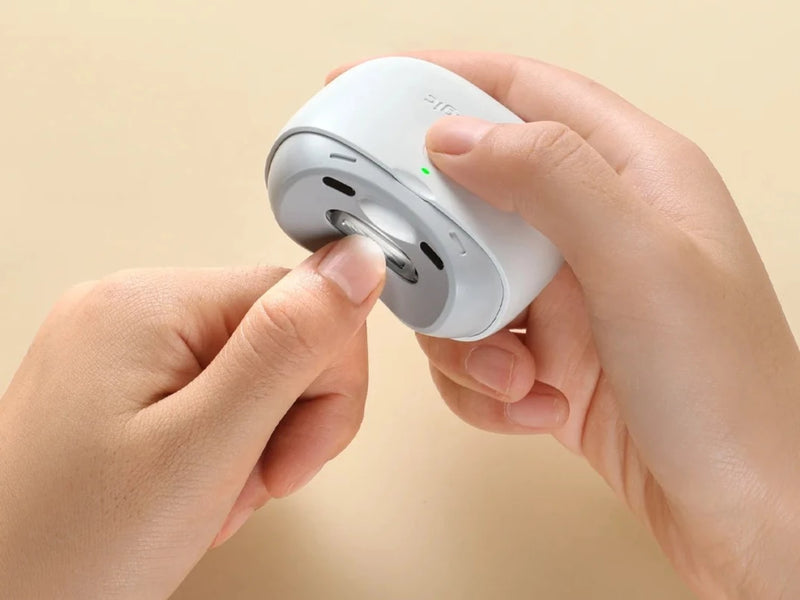 Cortador / Aparador de Unhas Automático Elétrico Pró, Com Luz LED, Para Bebê e Adultos