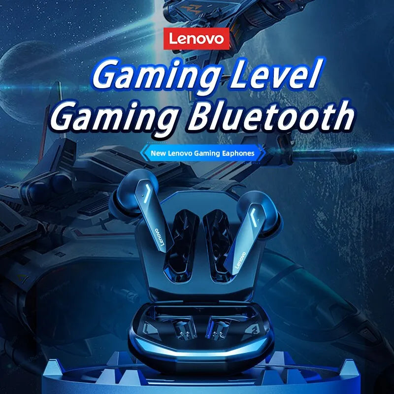 Fones de Ouvido Lenovo GM2 Pro Gamer Music, Bluetooth 5.3