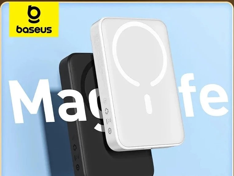 Carregador Magnético Mini Sem Fio Baseus Power Bank de 10.000mah 20.000mah