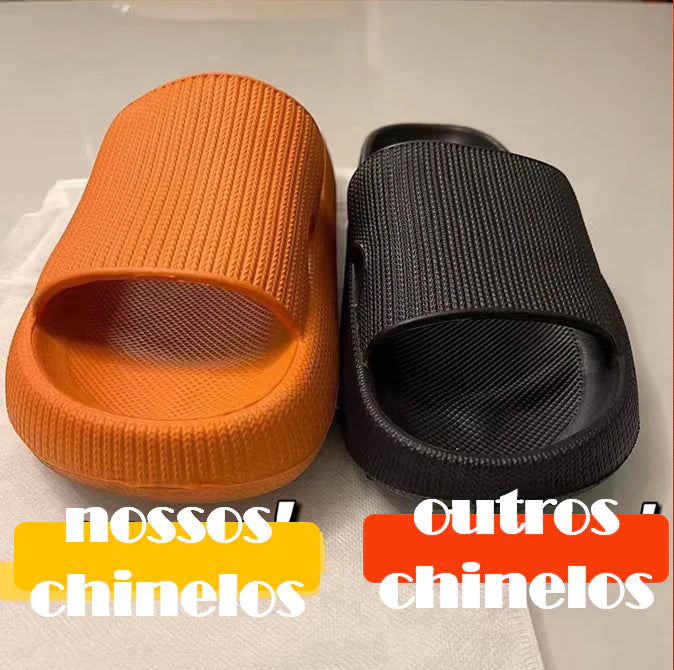 Chinelo Nuvem, Unisex, Sola Macia, Antiderrapante, Ortopédico - Confort Plus